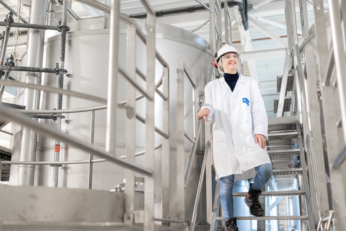 vrouw in de industrie