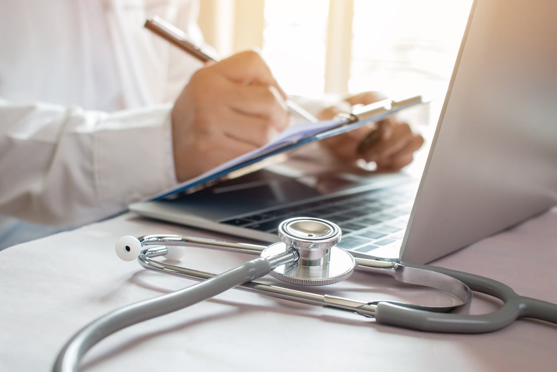 Medisch specialist achter la